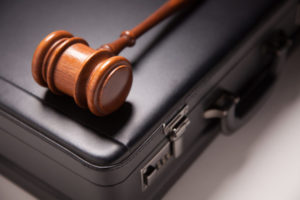 Murder Lawyer San Francisco, CA- wooden gavel on briefcase