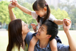 Considering Adoption? Here is what to do - Chinese Family Giving Daughter Ride On Shoulders In Park